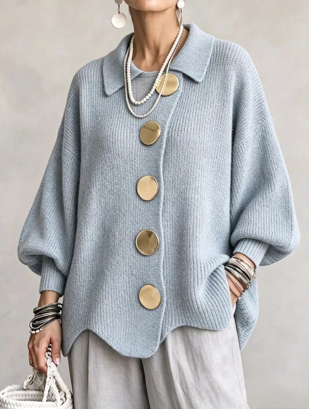 Kaelinae - Cardigan oversize épais