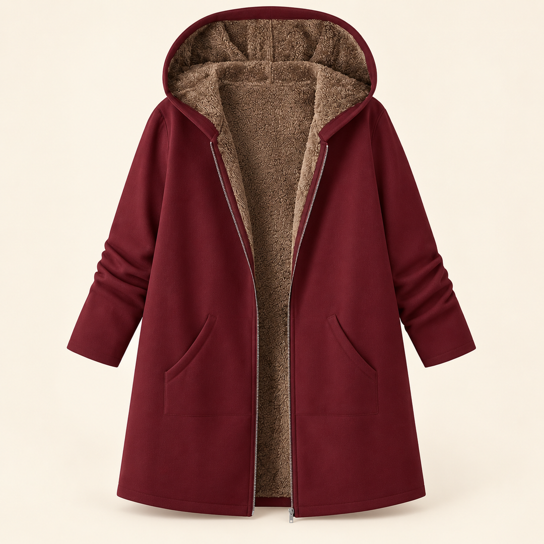 Nadja - Manteau long à capuche