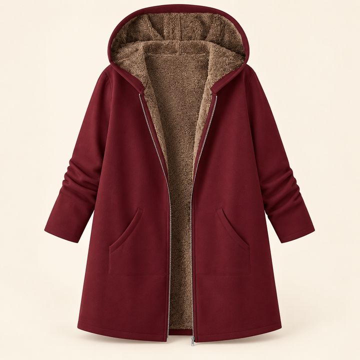 Nadja - Manteau long à capuche