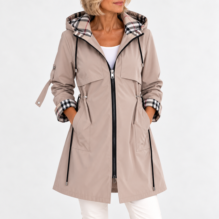 Thirza - Manteau imperméable à capuche