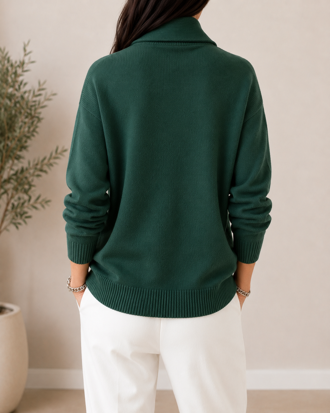 Amandina - Pull col V doux au toucher