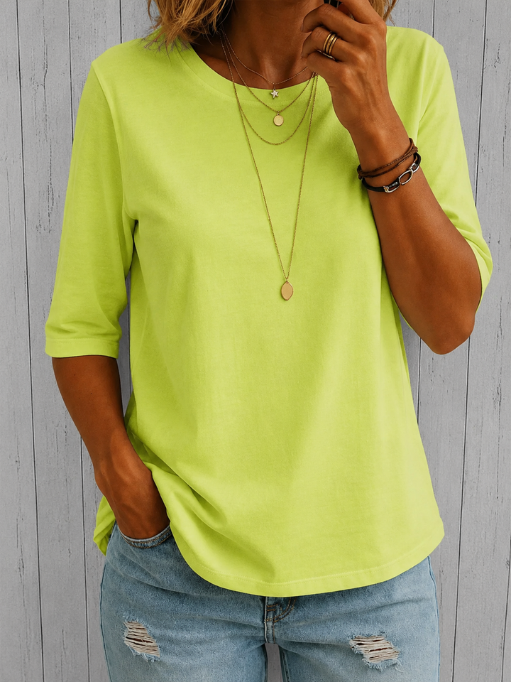 Bellavie - Blouse classique à col rond