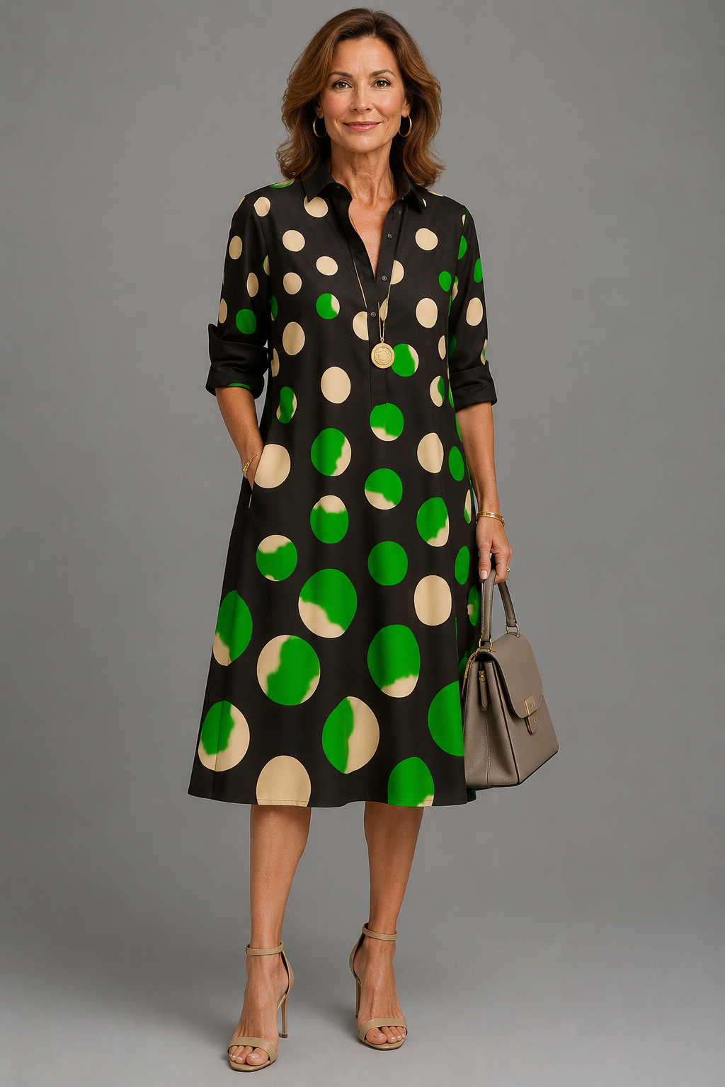 Ravella - Robe midi au toucher doux