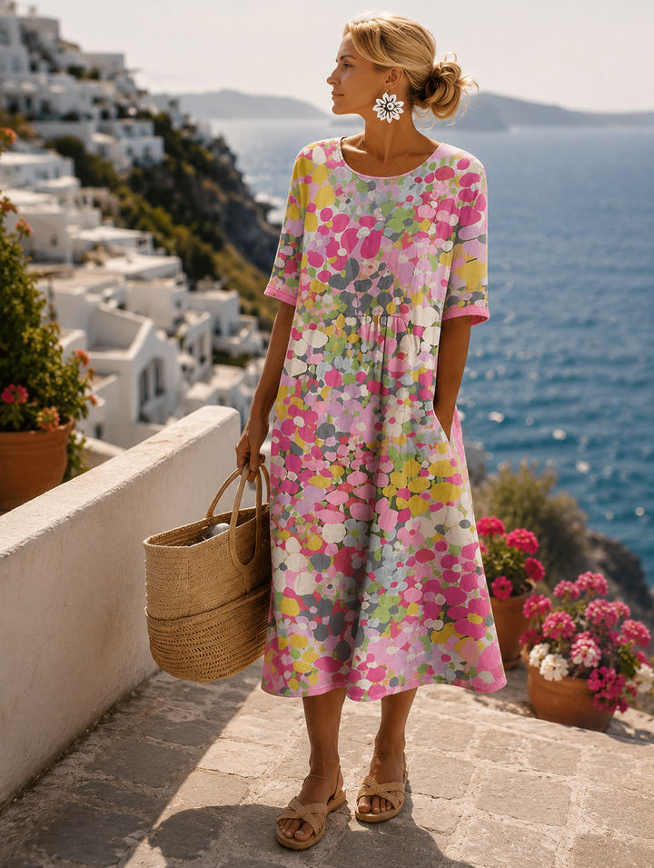 Jenna - Robe midi aérienne