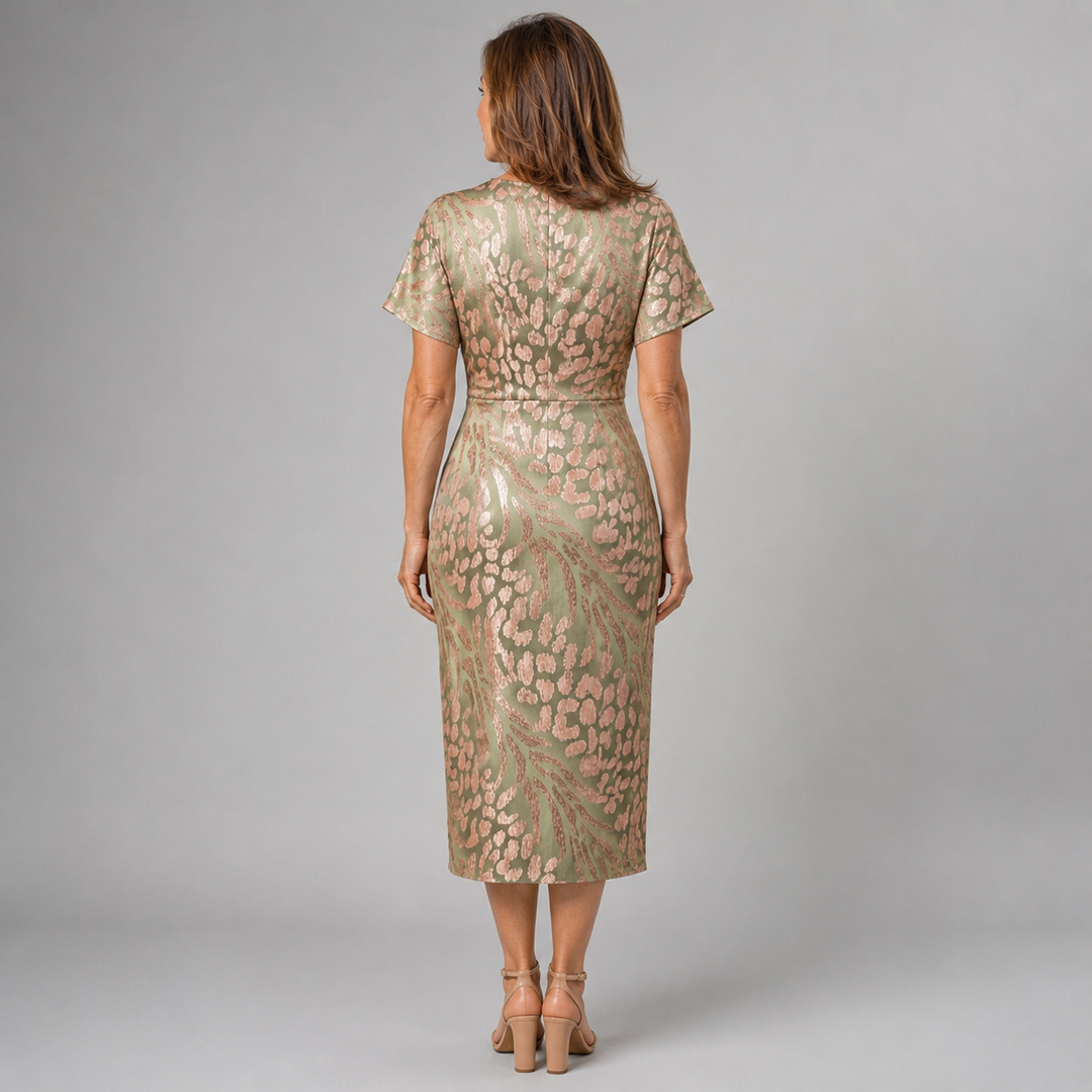 Bellisse - Robe midi texturée