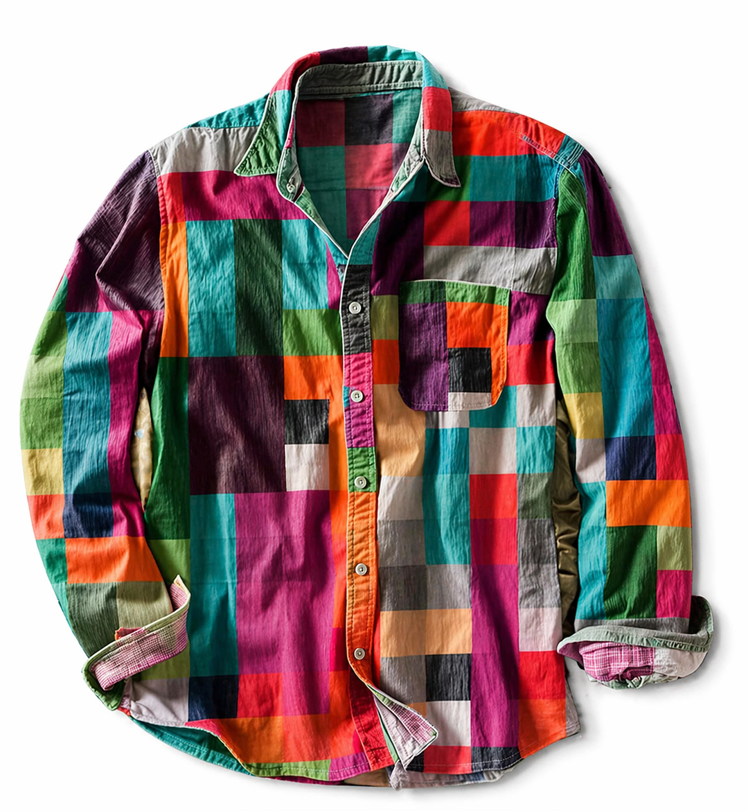 Daelmont - Chemise à manches longues, coupe décontractée
