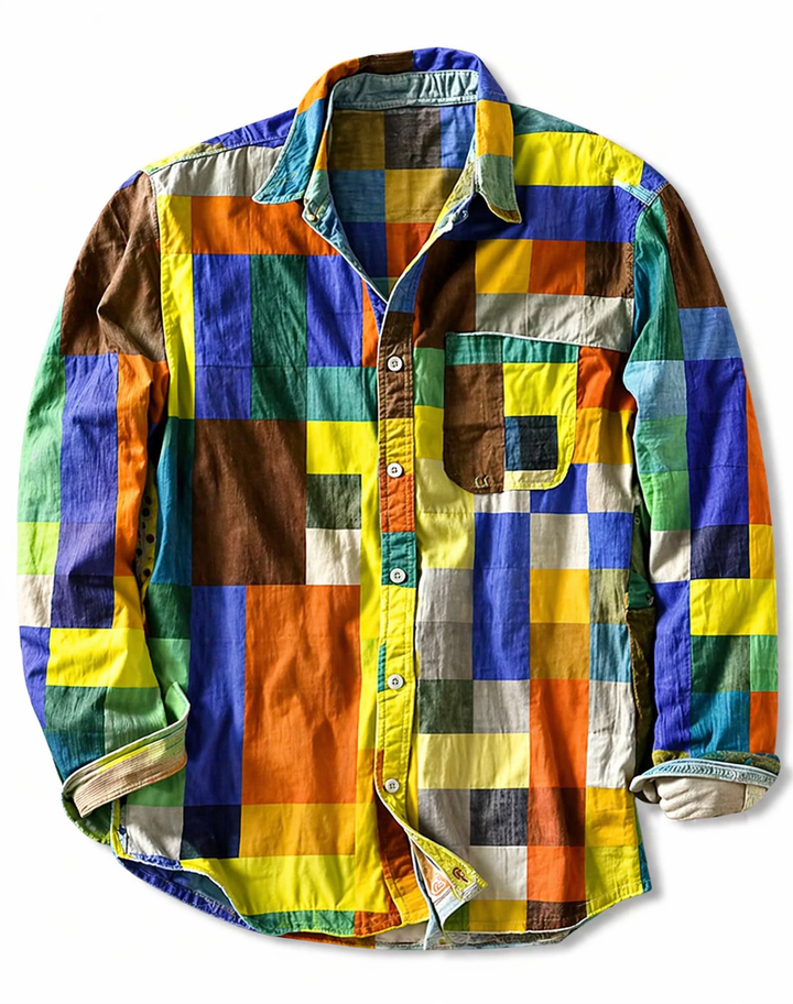 Daelmont - Chemise à manches longues, coupe décontractée