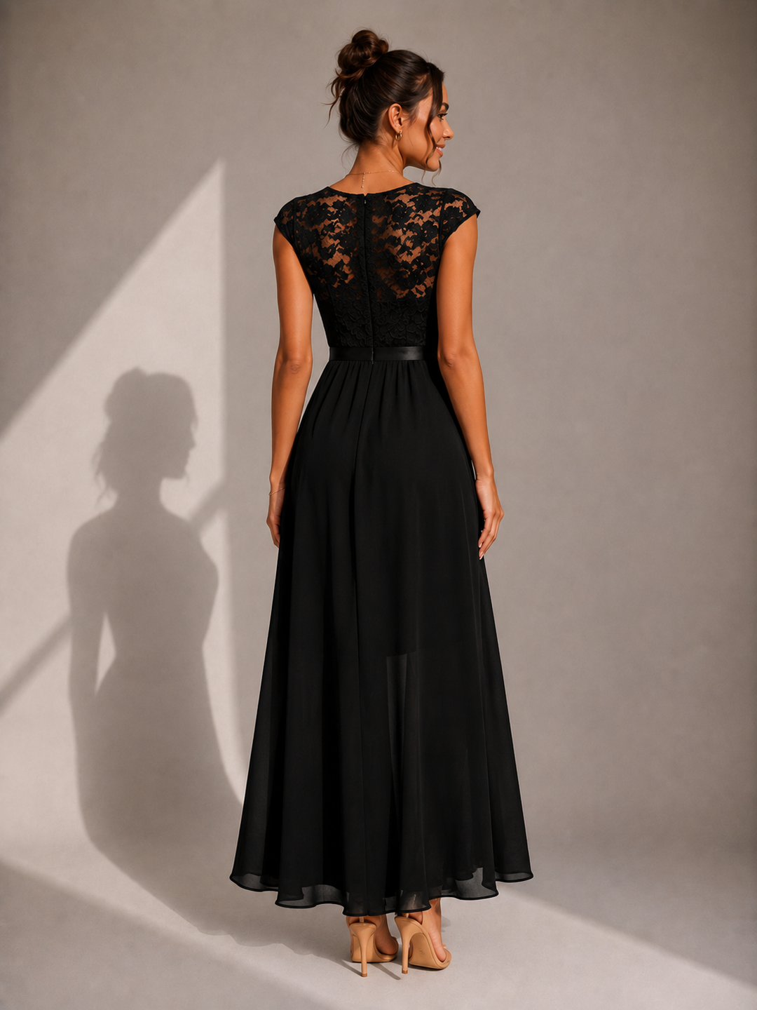 Capri - Robe maxi trapèze élégante
