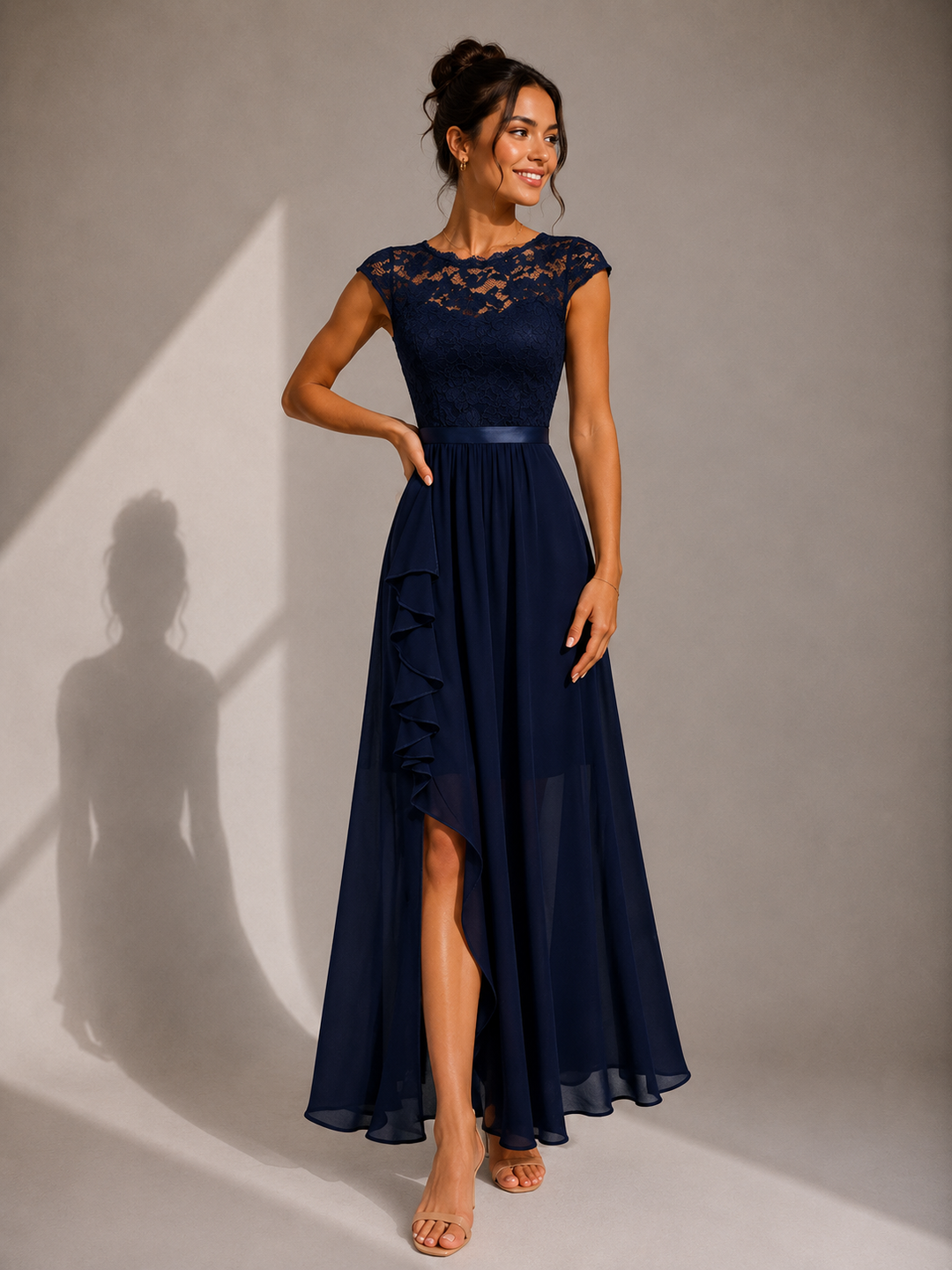 Capri - Robe maxi trapèze élégante