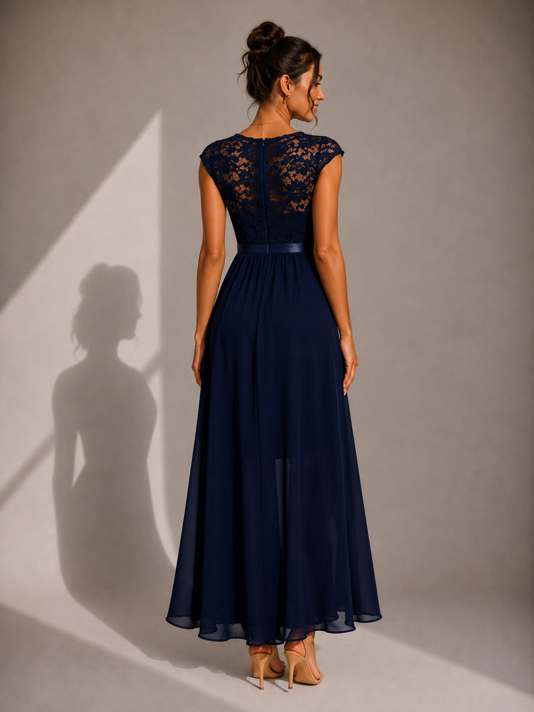 Capri - Robe maxi trapèze élégante