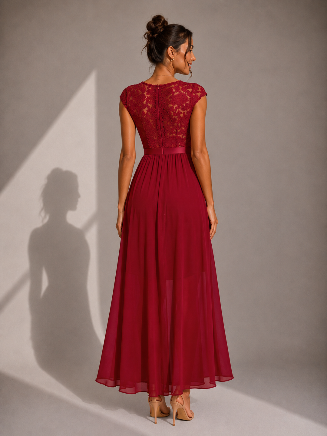 Capri - Robe maxi trapèze élégante
