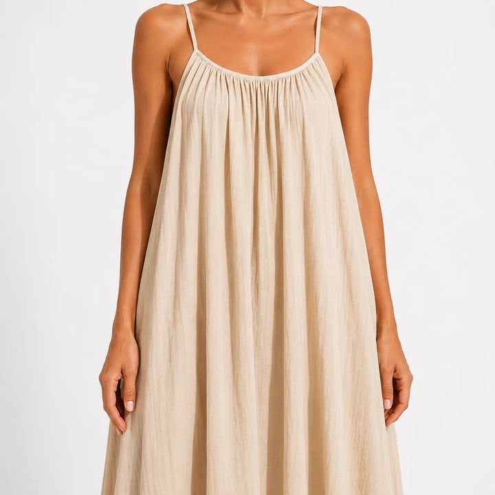 Melody - Robe portefeuille midi à col V adouci