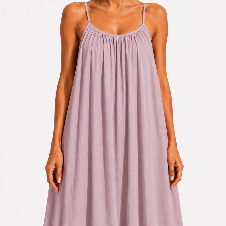 Melody - Robe portefeuille midi à col V adouci