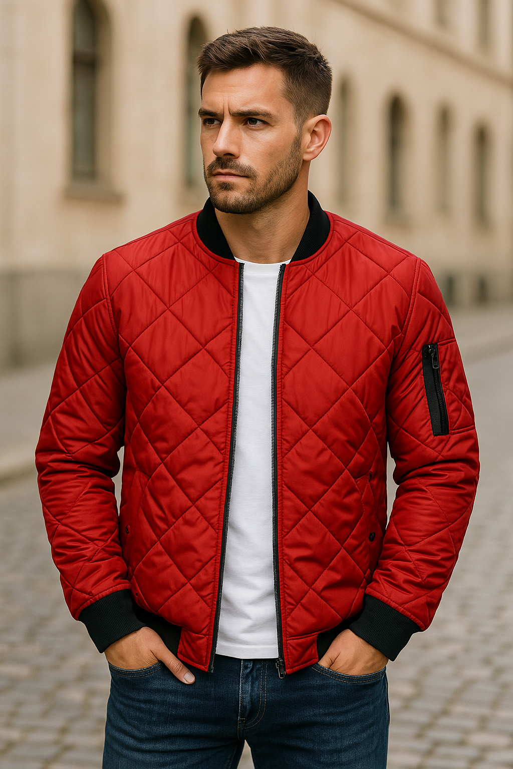 Tanner - Blouson bomber matelassé