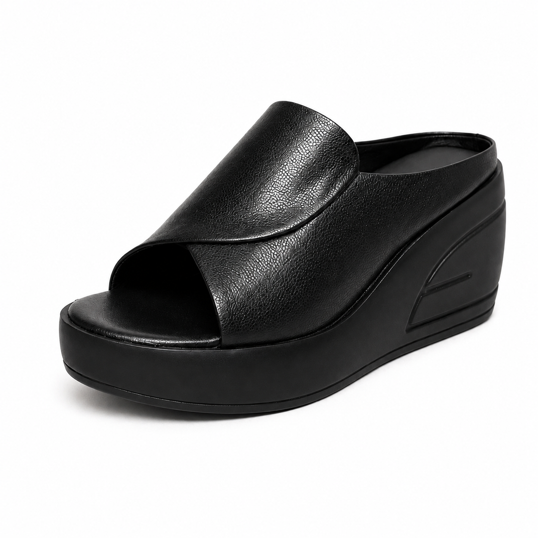 Alcinia - Sandales compensées confortables à enfiler