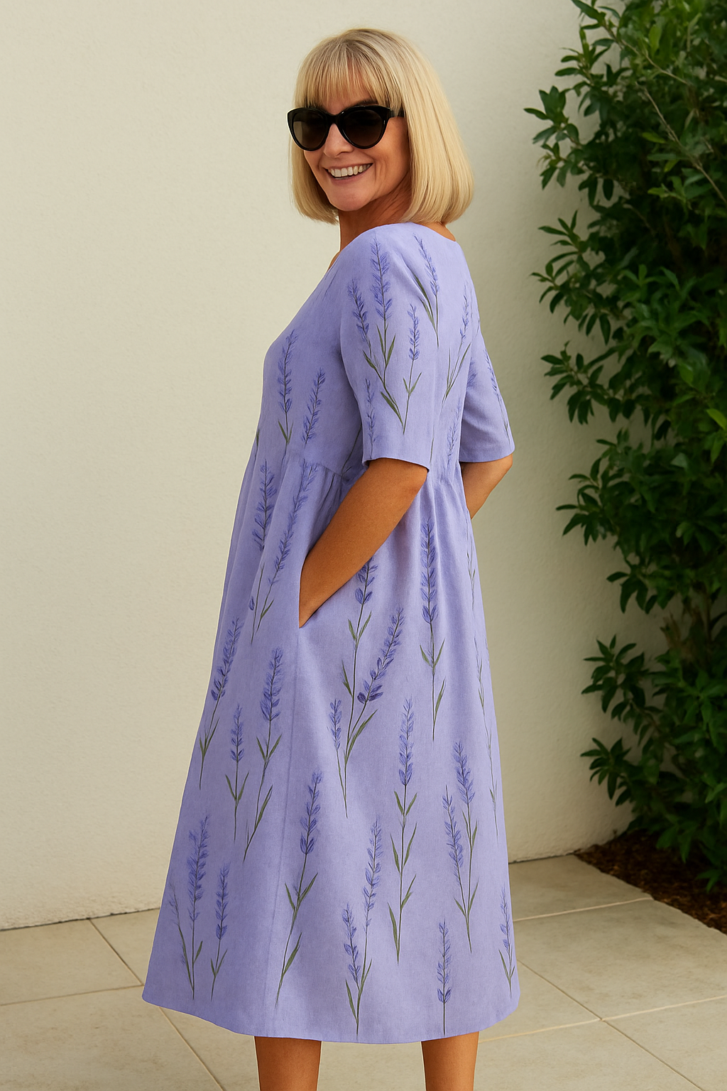 Cassandra - Robe longue au toucher doux