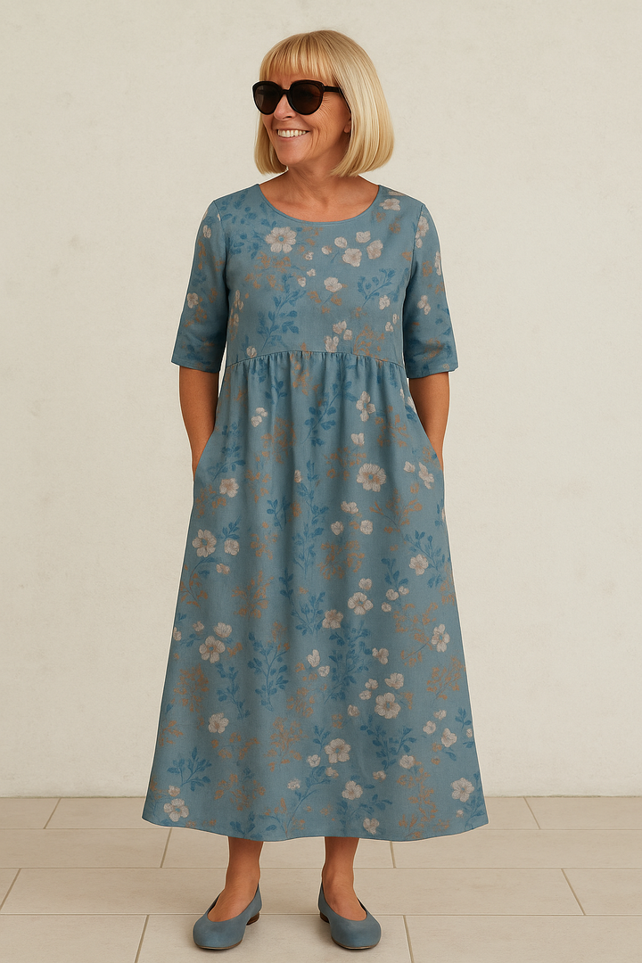 Cassandra - Robe longue au toucher doux