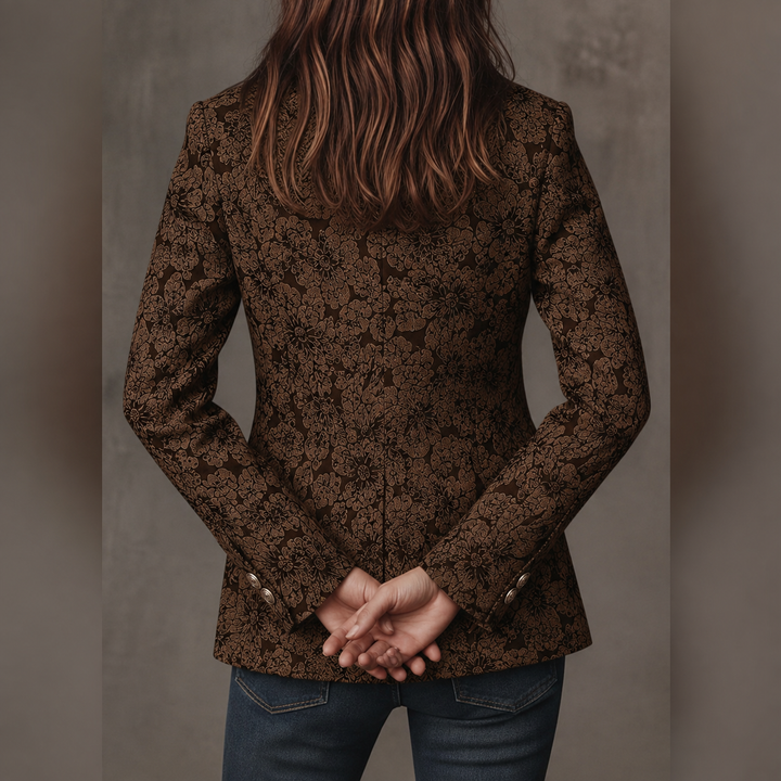 Rhoswen - Blazer en jacquard sur-mesure
