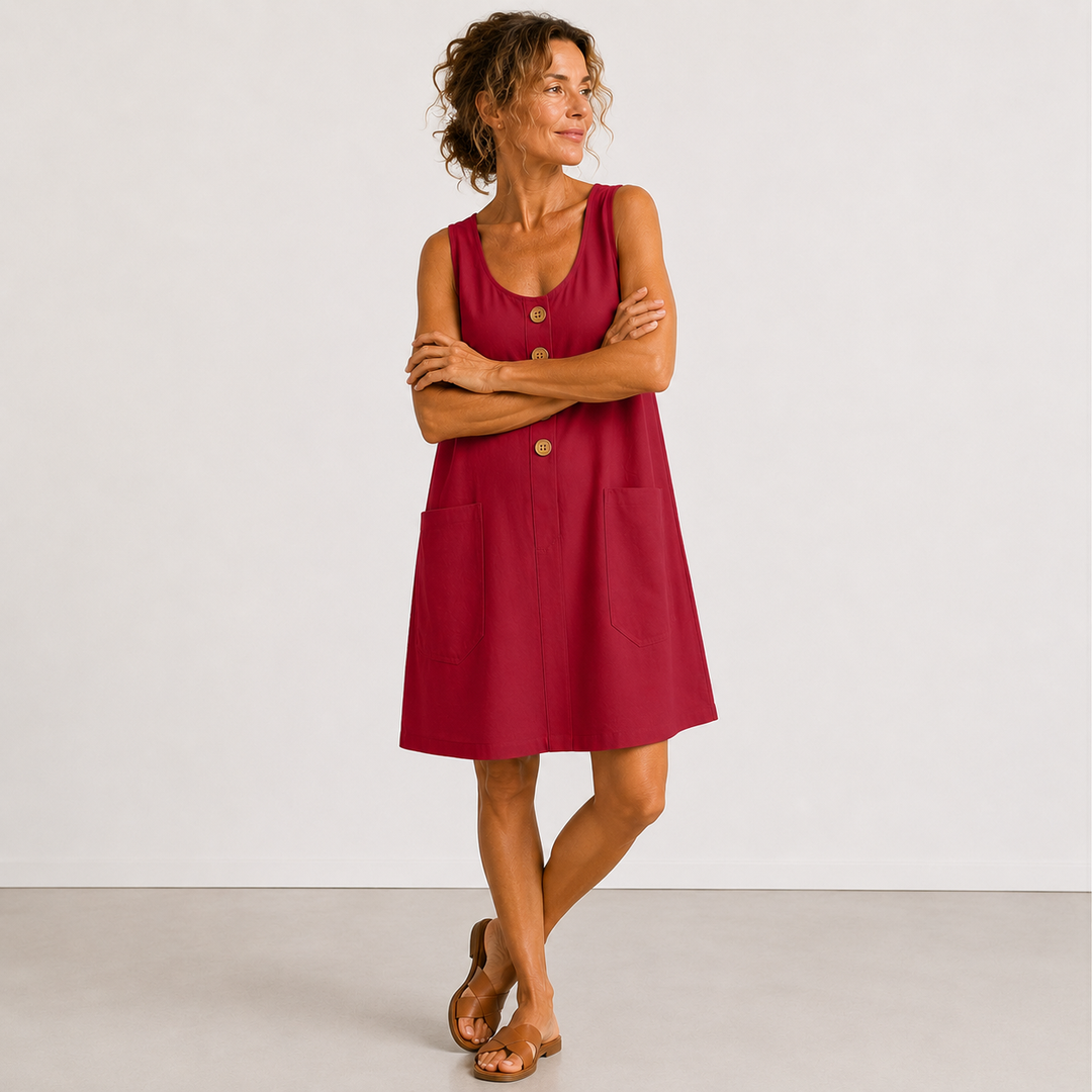 Rosamonde - Robe d'été en lin léger