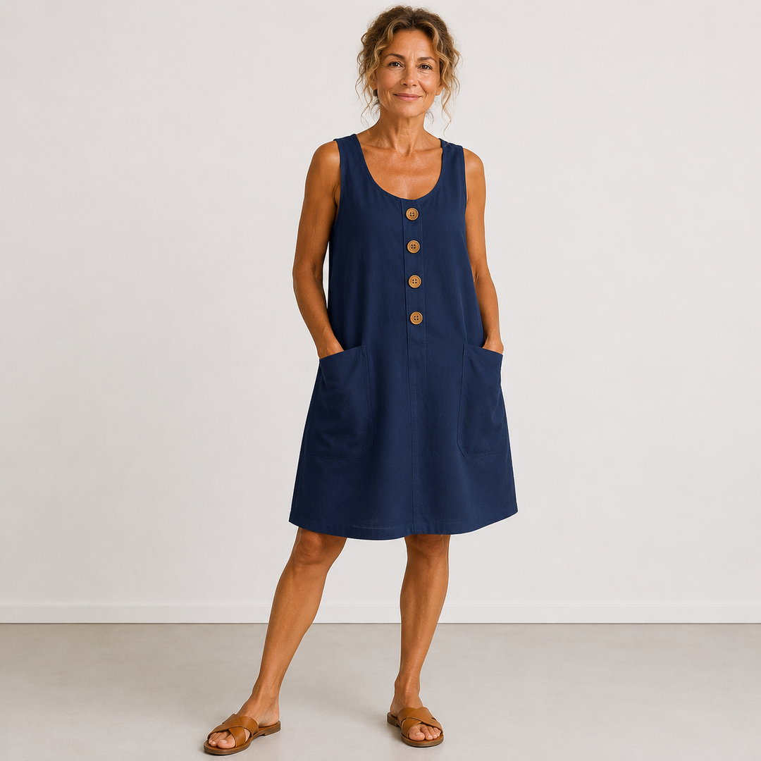 Rosamonde - Robe d'été en lin léger