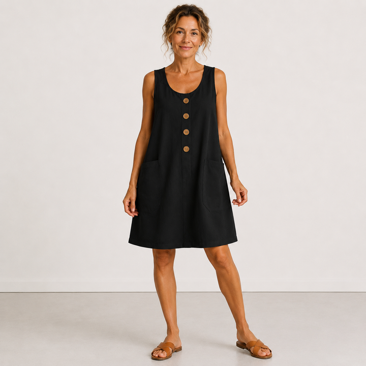 Rosamonde - Robe d'été en lin léger
