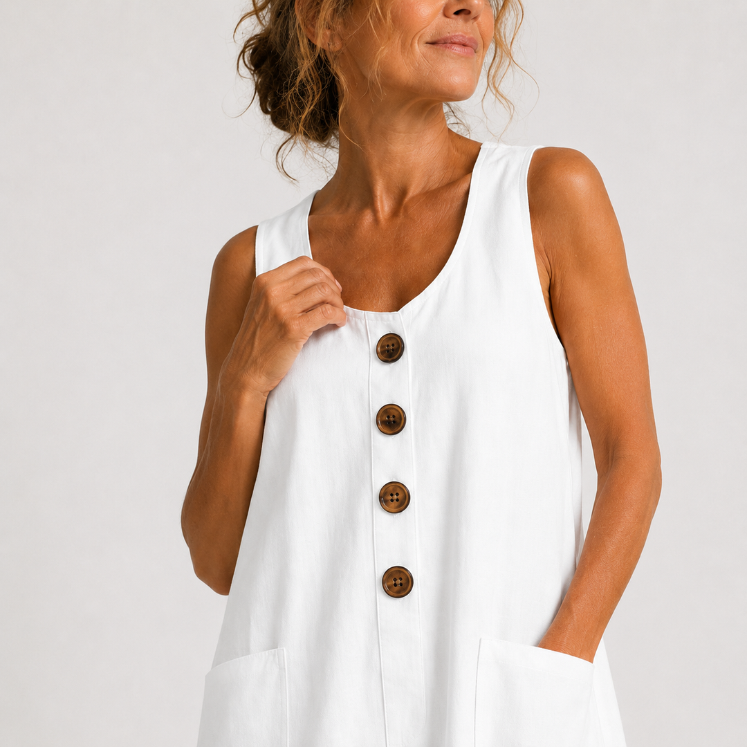 Rosamonde - Robe d'été en lin léger