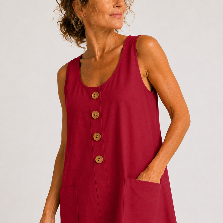 Rosamonde - Robe d'été en lin léger