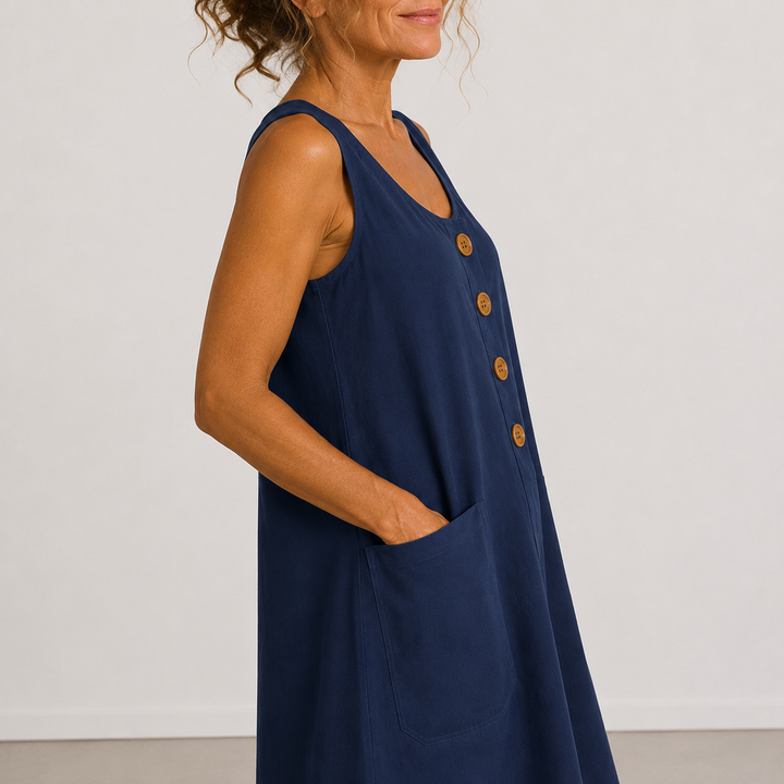 Rosamonde - Robe d'été en lin léger