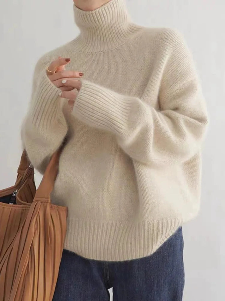 Acantha - Pull col roulé doux au toucher