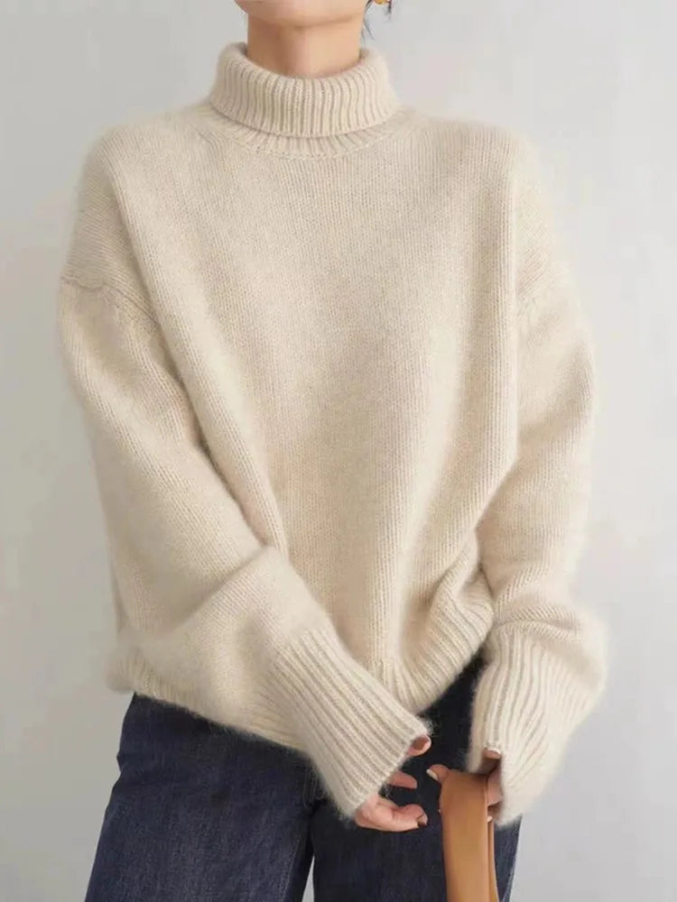 Acantha - Pull col roulé doux au toucher