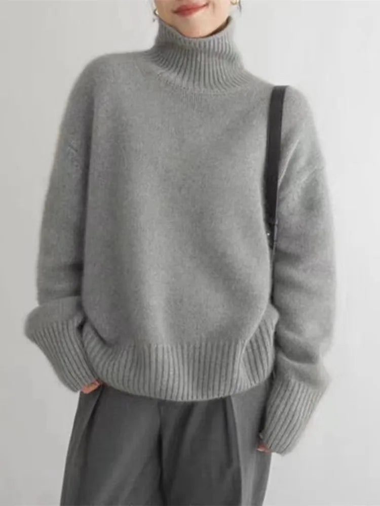 Acantha - Pull col roulé doux au toucher