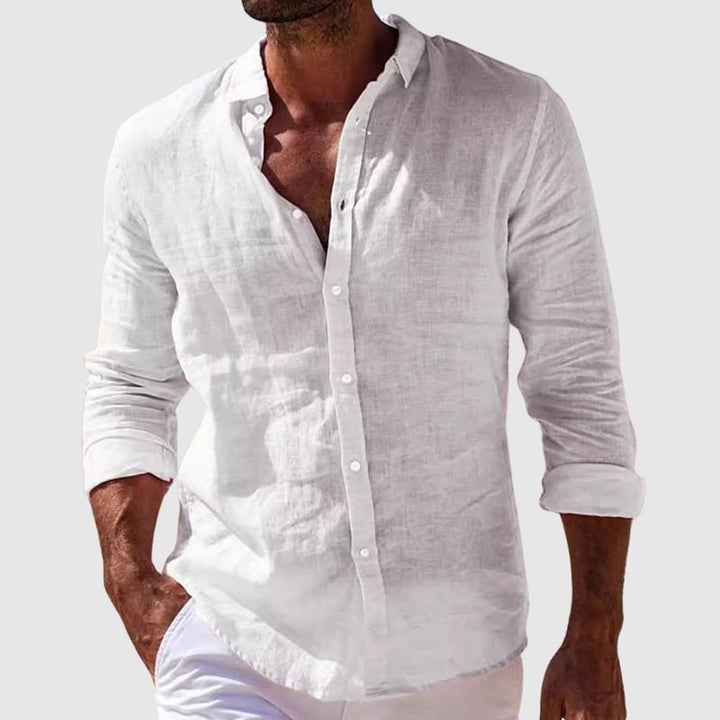 Elwood - Chemise en lin sur mesure