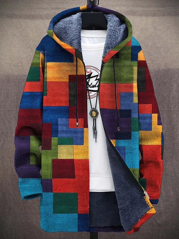 Barden - Veste à capuche douillette à blocs de couleur