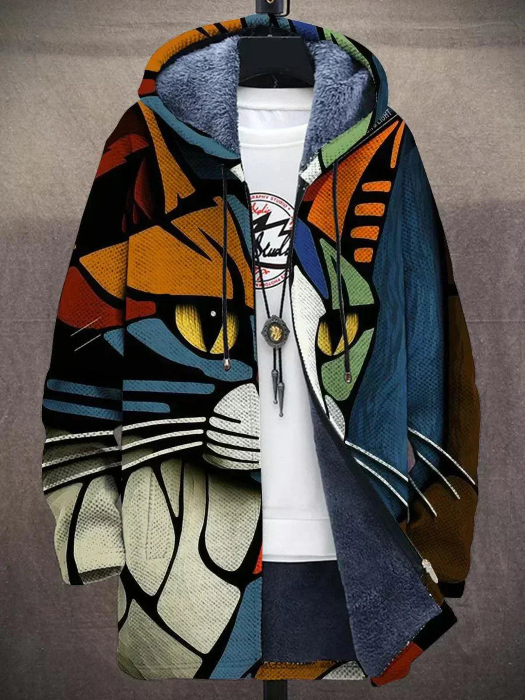 Barden - Veste à capuche douillette à blocs de couleur