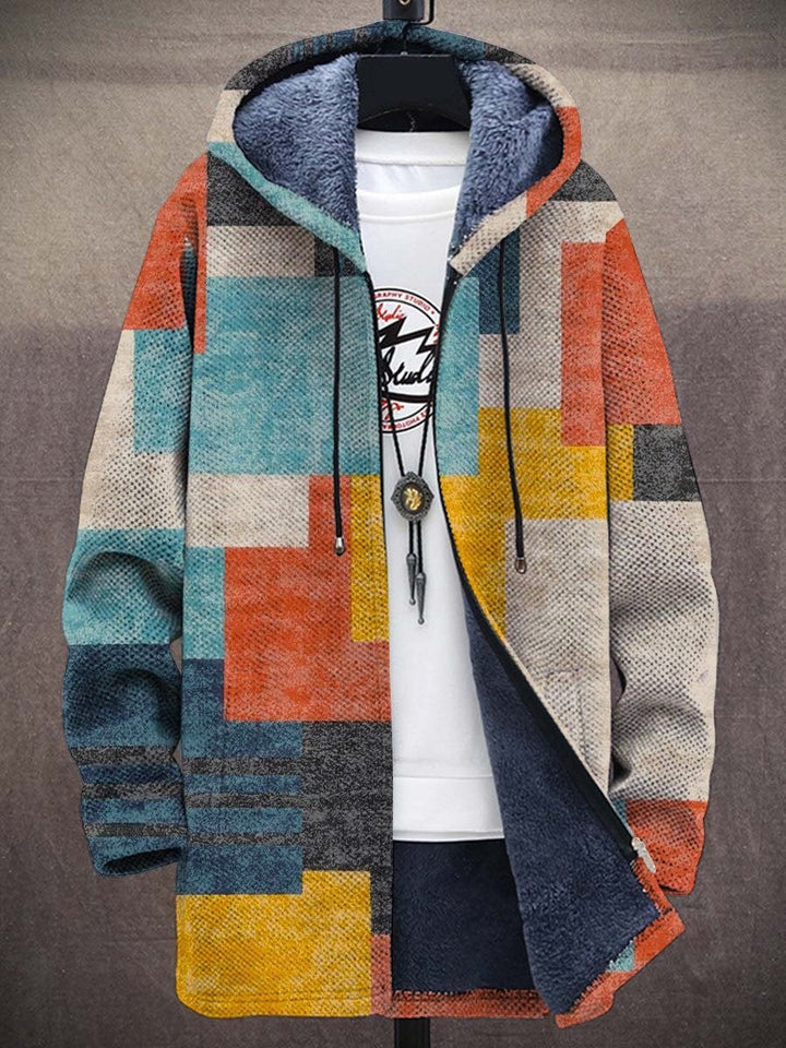 Barden - Veste à capuche douillette à blocs de couleur