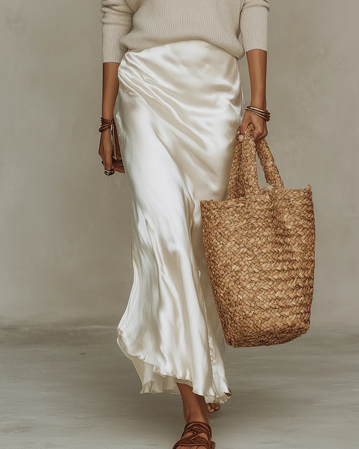 Brialynne - Ensemble robe midi lustrée