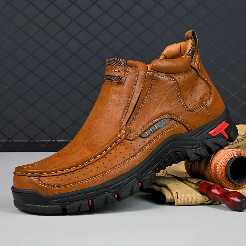 Barcliff - Bottines en cuir robustes