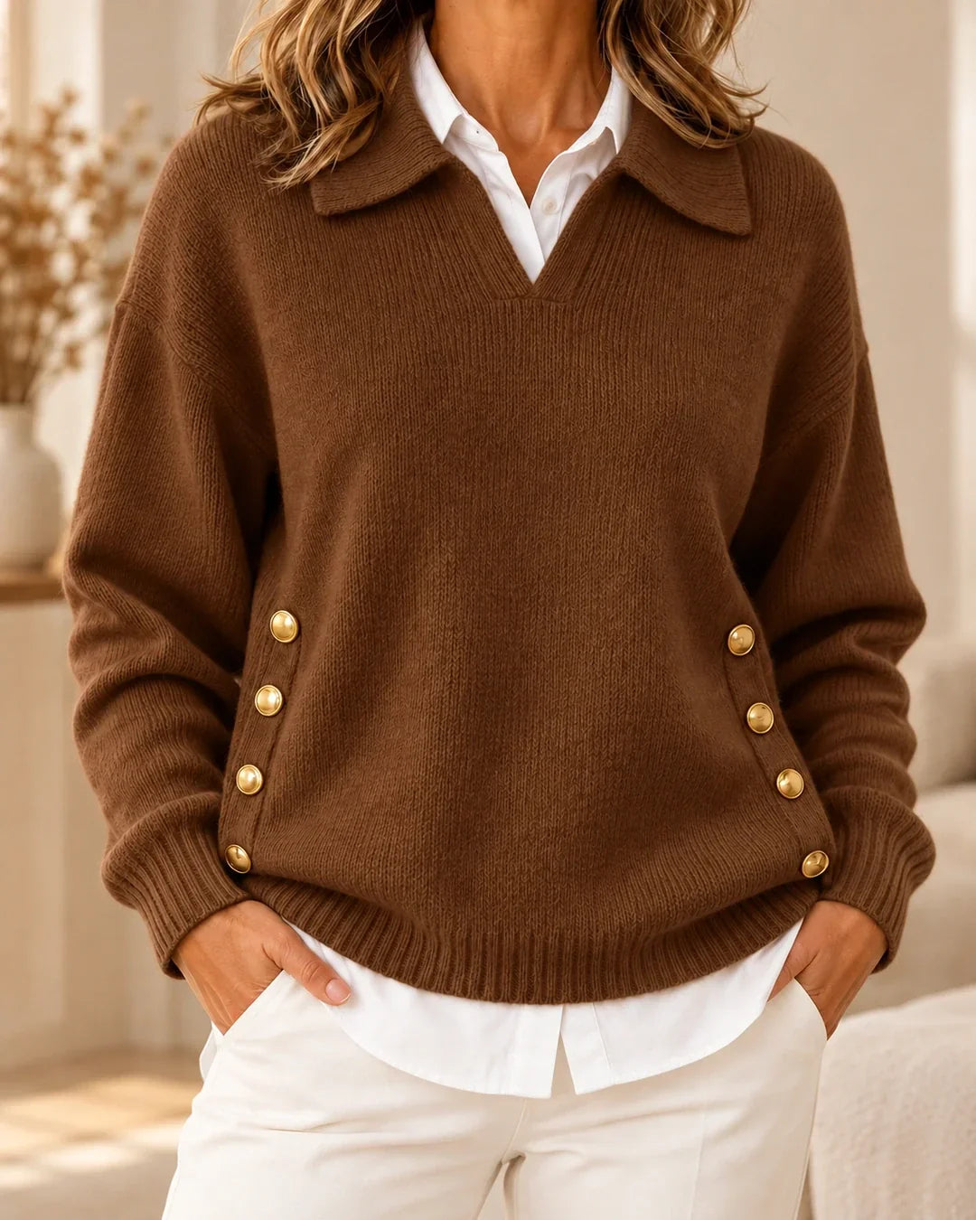 Doreen - Pull col roulé doux au toucher