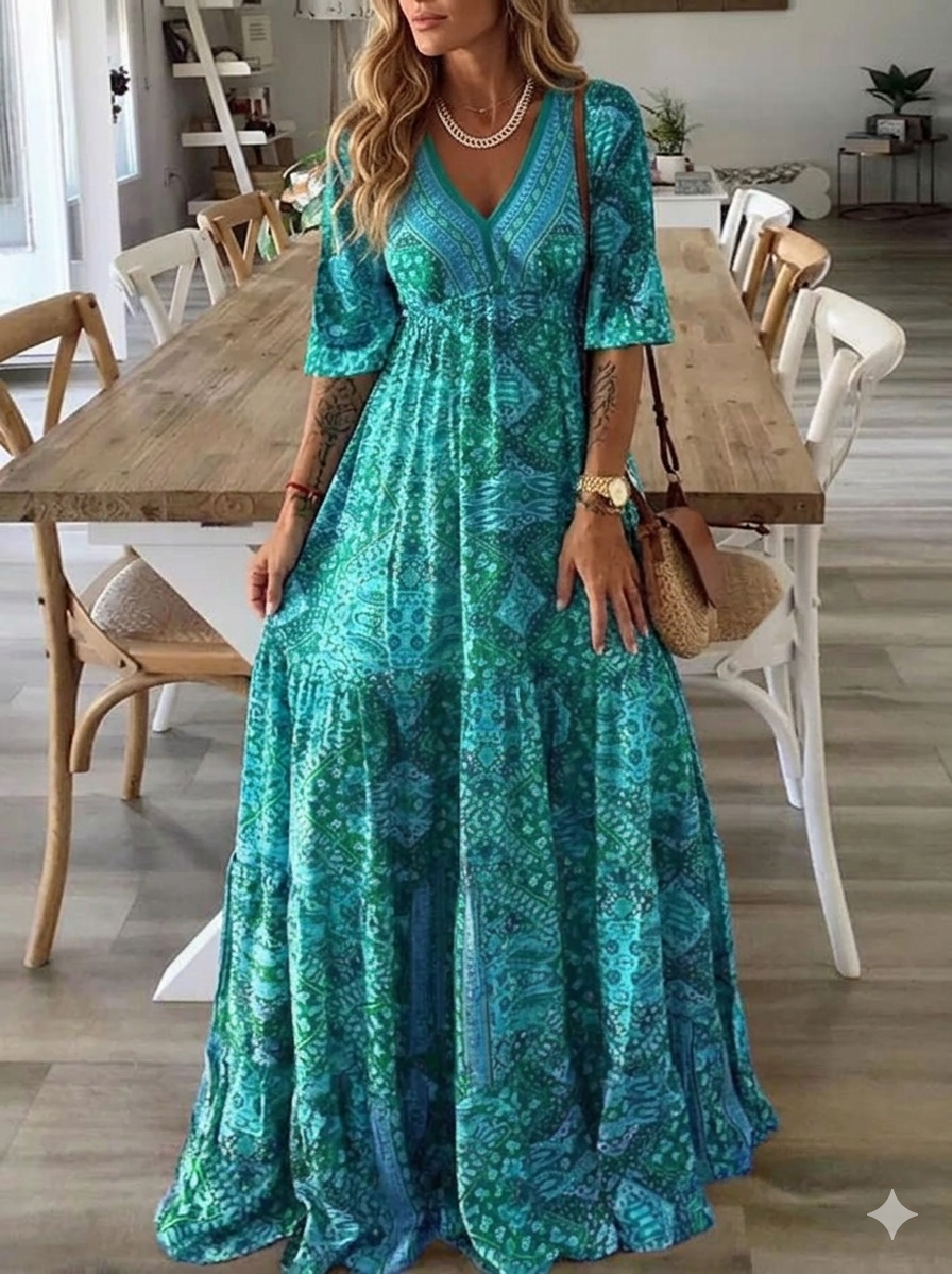 Ysavelle - Robe bohème au toucher doux