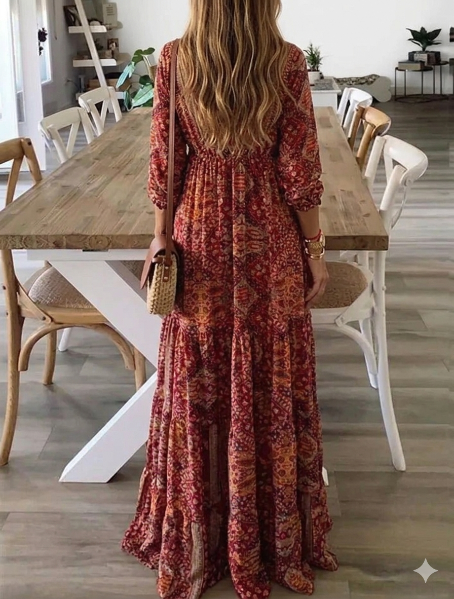 Ysavelle - Robe bohème au toucher doux