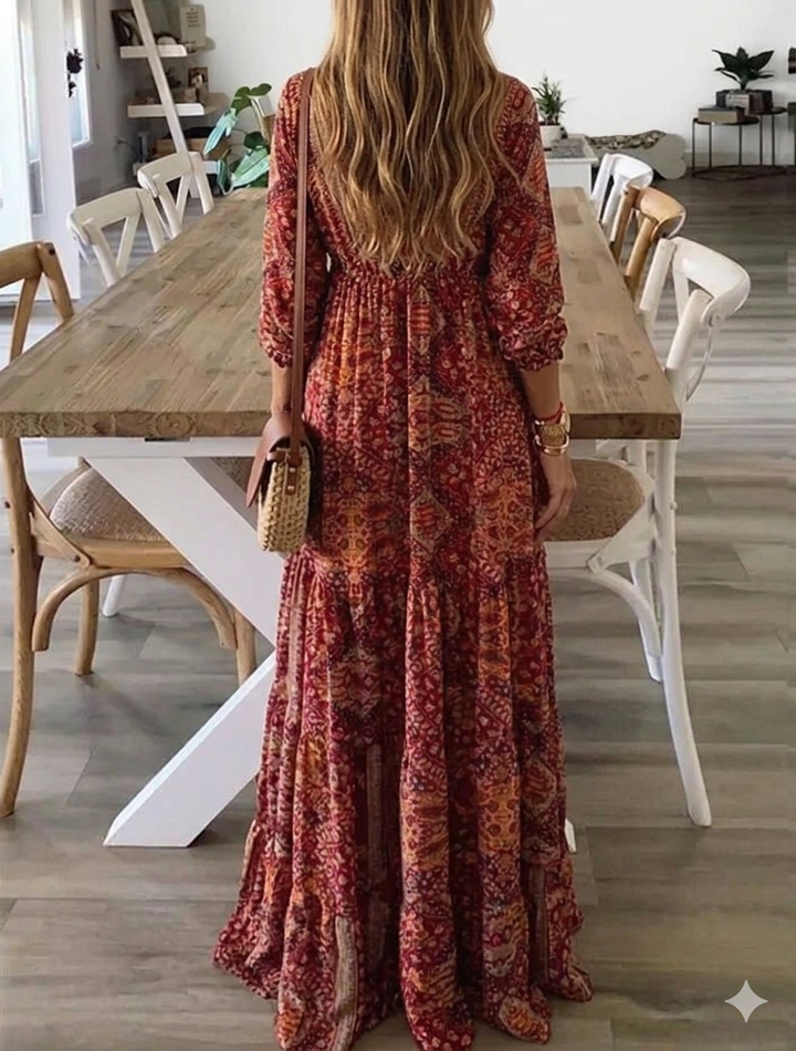 Ysavelle - Robe bohème au toucher doux