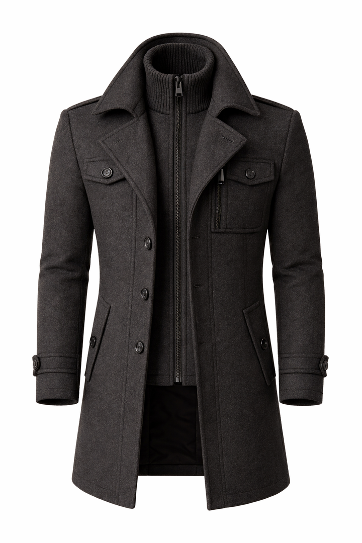 Ivan - Manteau long croisé