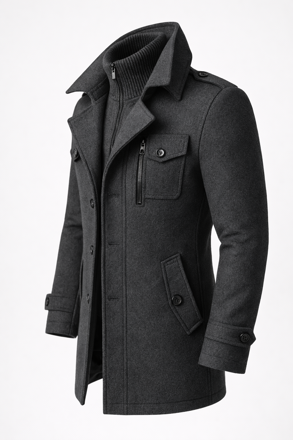 Ivan - Manteau long croisé