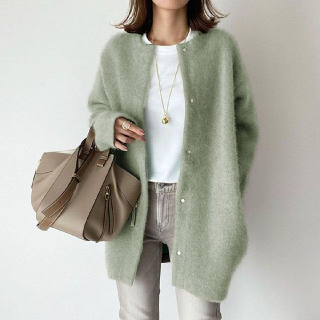 Avenique - Cardigan long au toucher doux