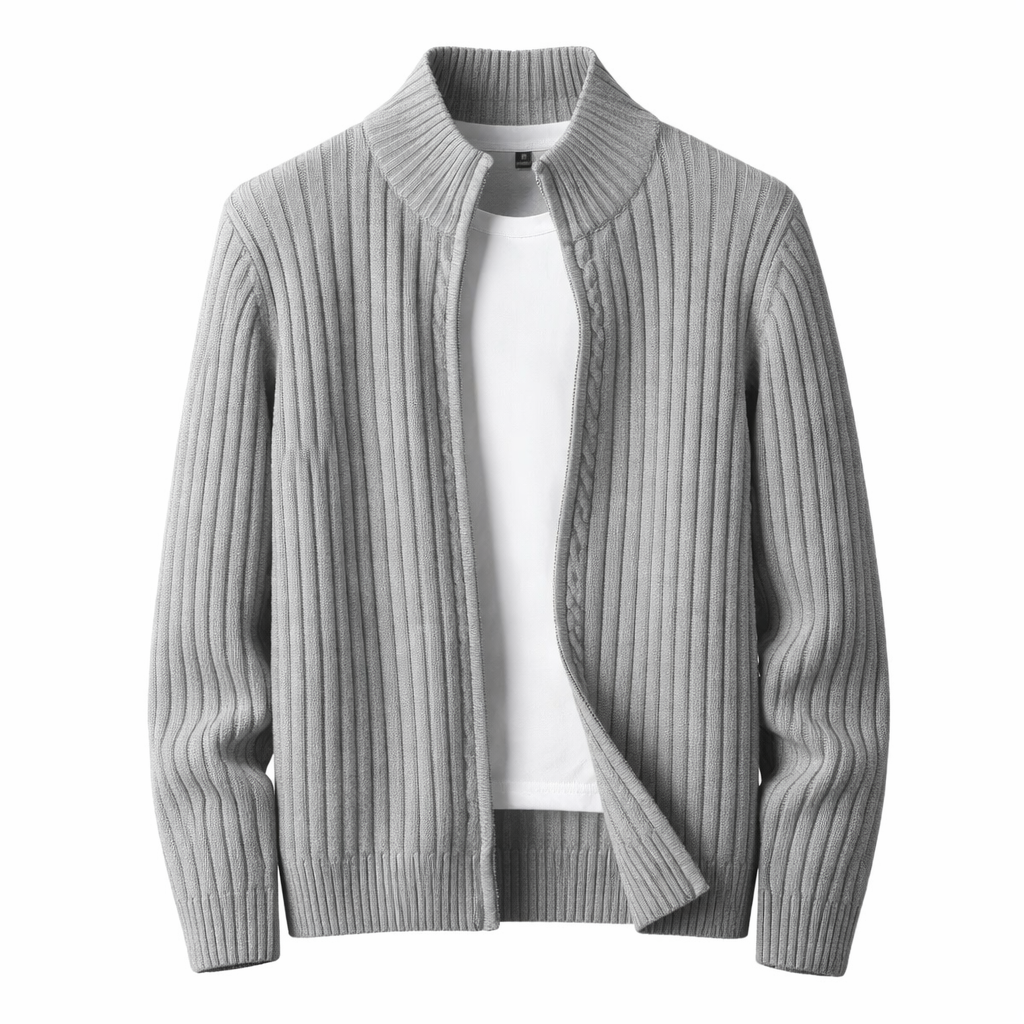 Cass - Gilet zippé structuré