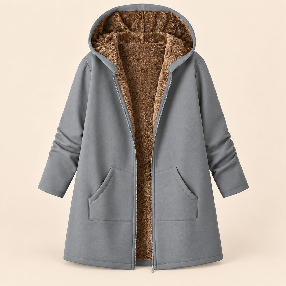 Nadja - Manteau long à capuche