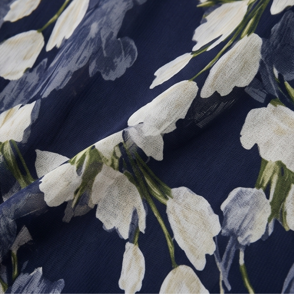 Genevora - Robe midi fleurie et aérée