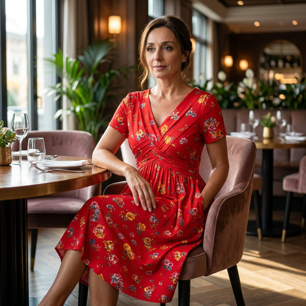 Lorianne - Robe d'été au toucher doux