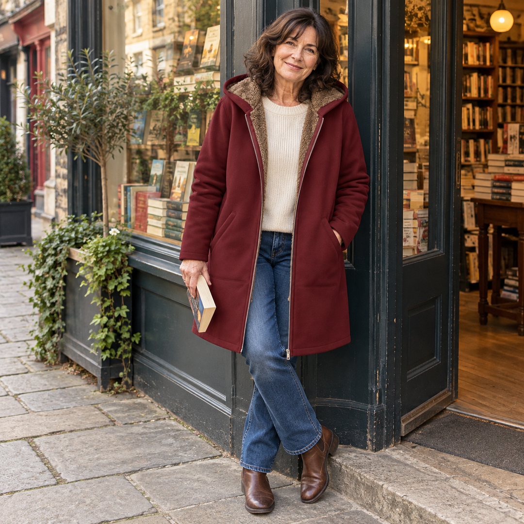 Nadja - Manteau long à capuche