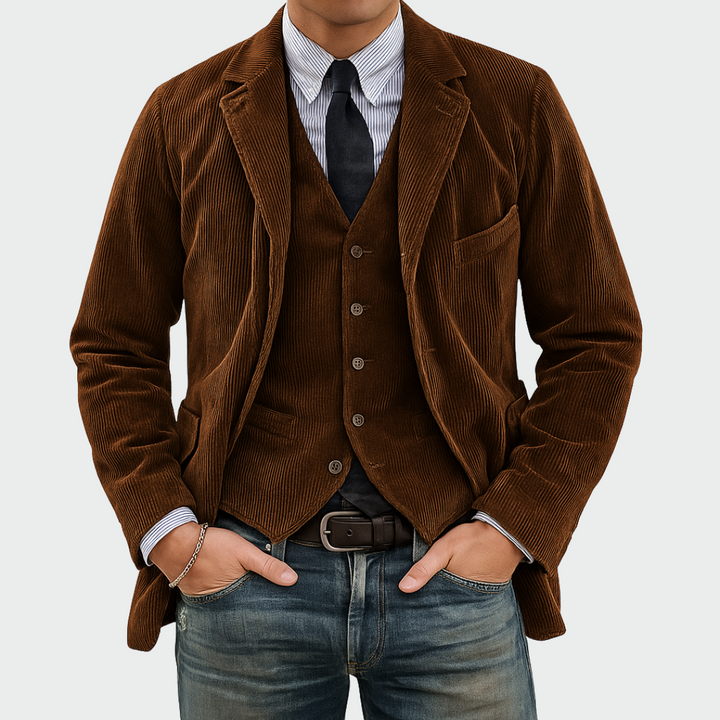 Darnor - Ensemble blazer et gilet sur-mesure